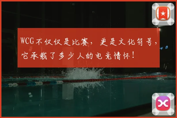 WCG不仅仅是比赛，更是文化符号，它承载了多少人的电竞情怀！