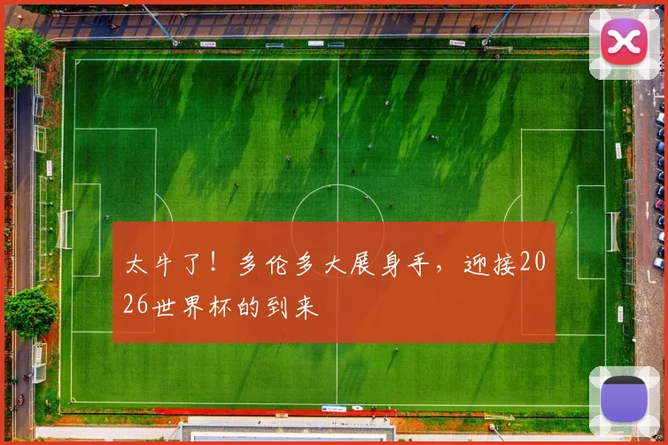 太牛了！多伦多大展身手，迎接2026世界杯的到来